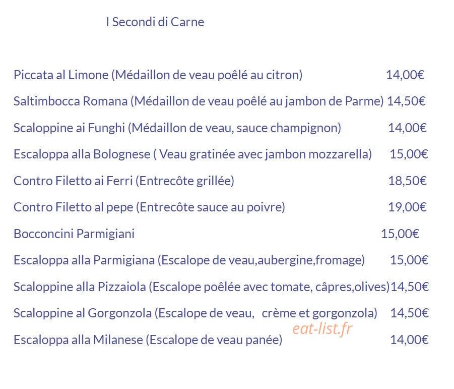 Le Pellicano — carte page 2