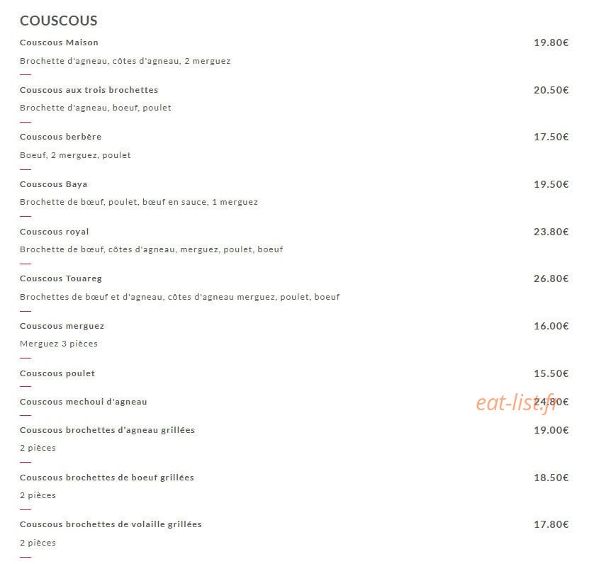 Le Touareg — carte page 2
