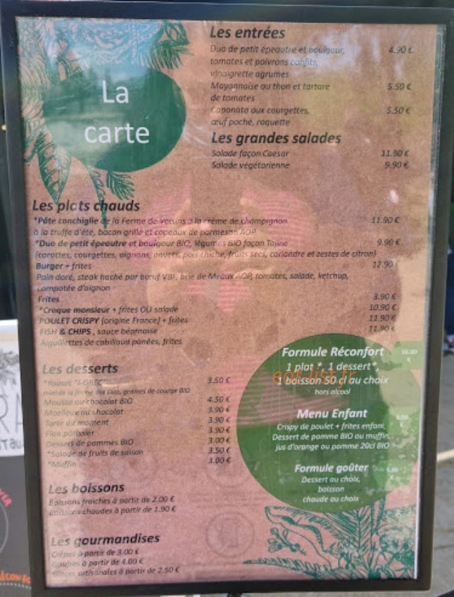 Le Zarafa — carte page 1