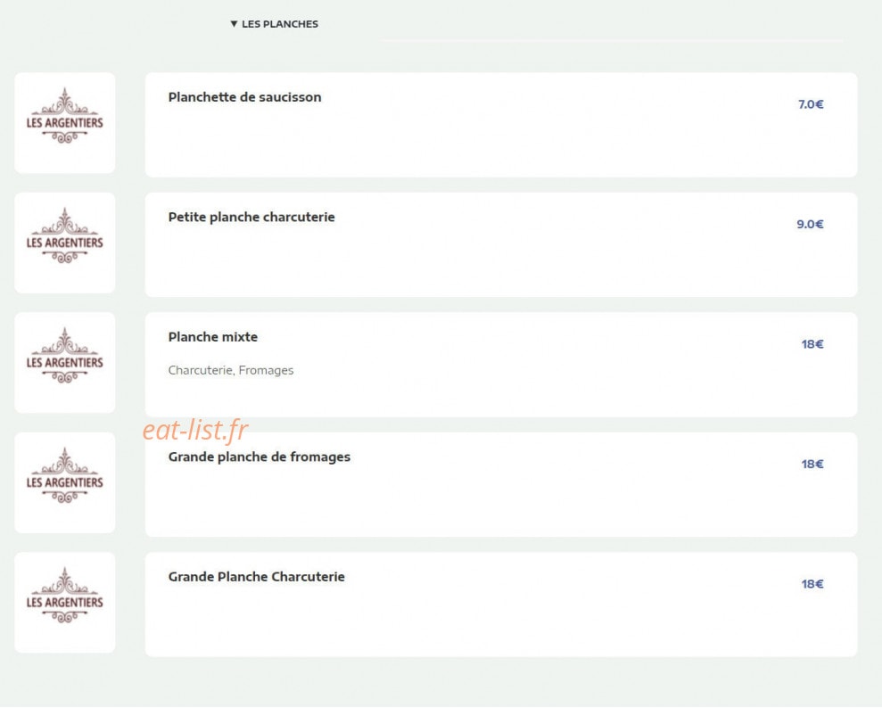 Les Argentiers — carte page 4