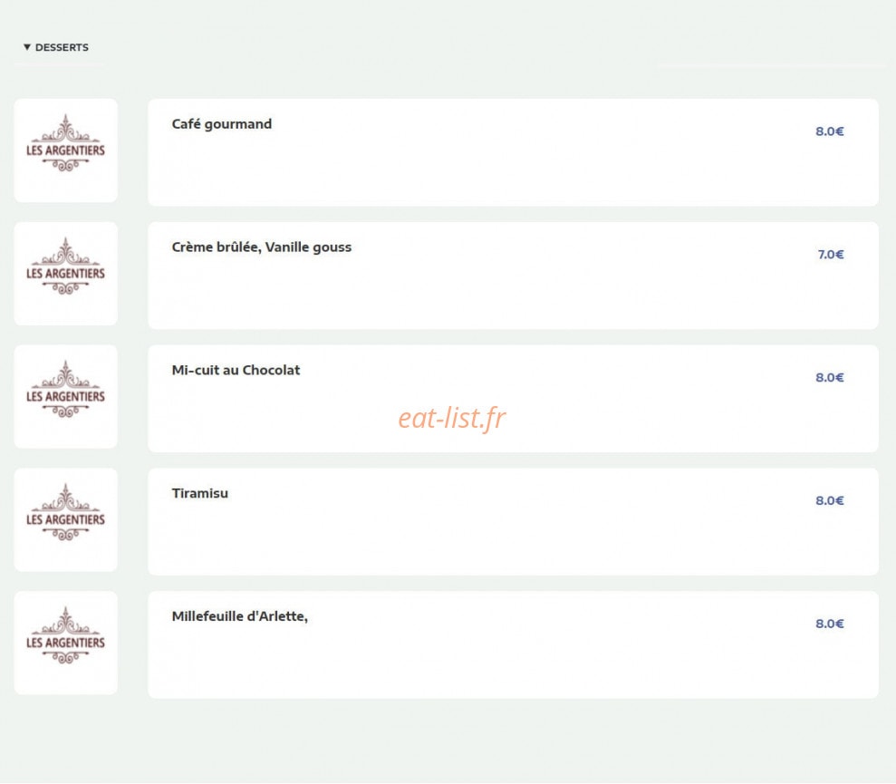 Les Argentiers — carte page 6