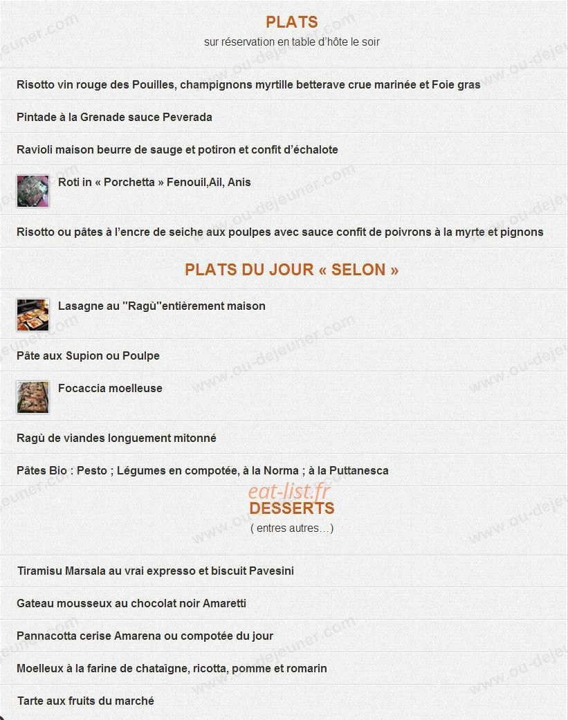 Les Rendez- Vous Italiens — carte page 2