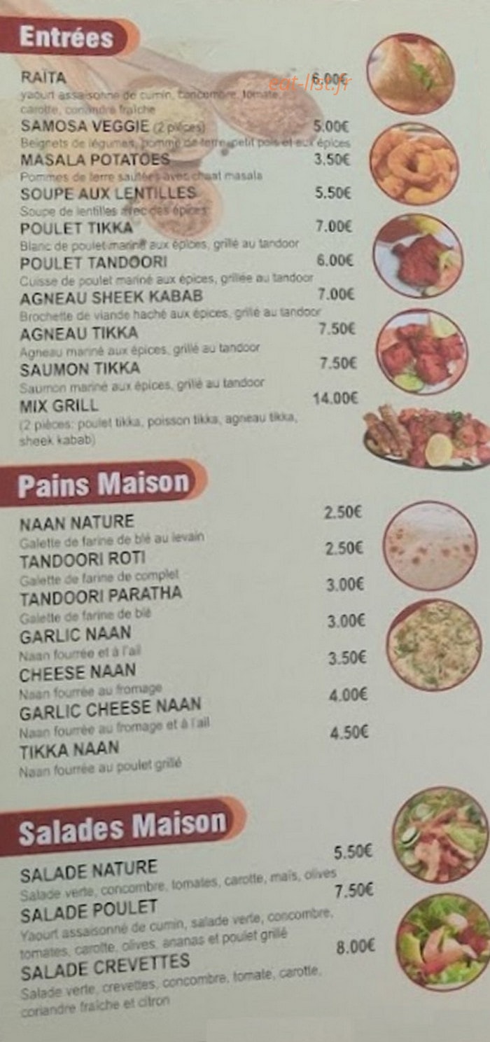 Maison Du Naan — carte page 2