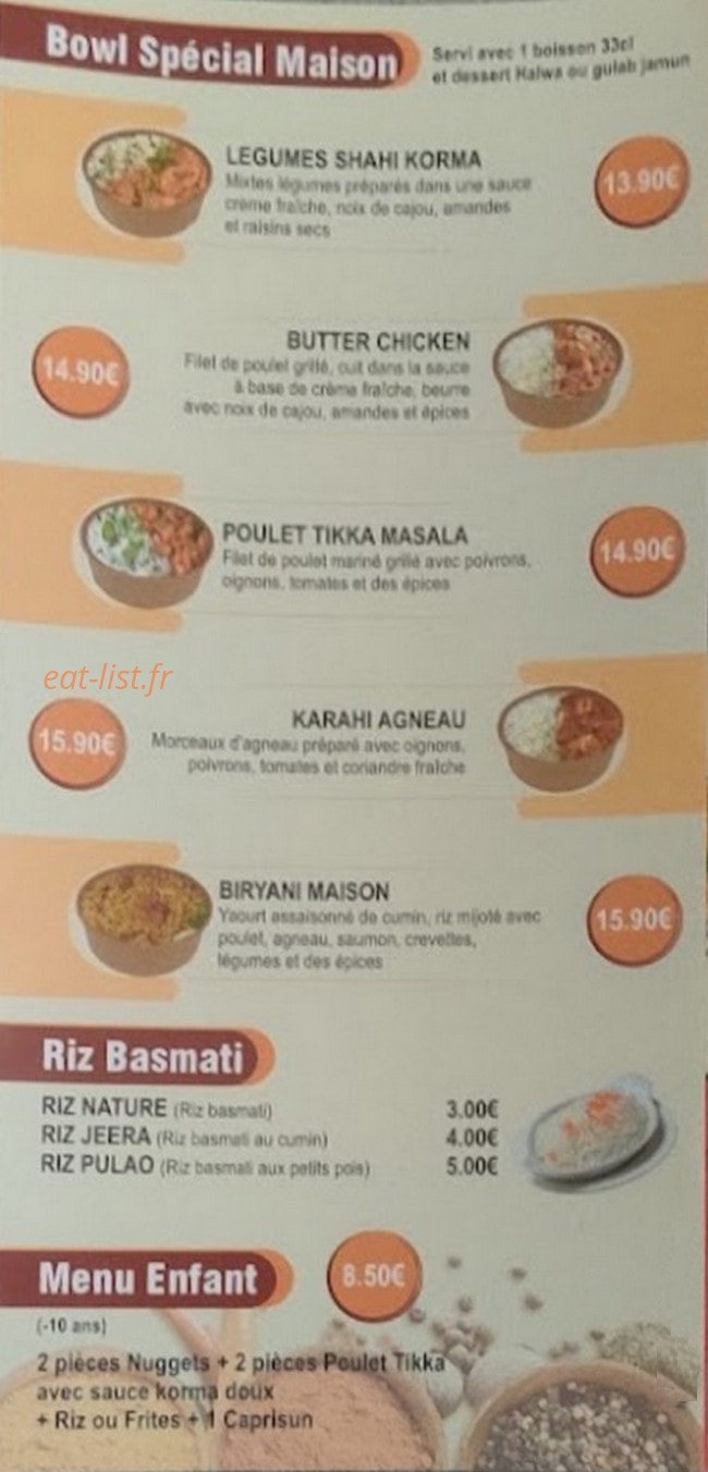 Maison Du Naan — carte page 6