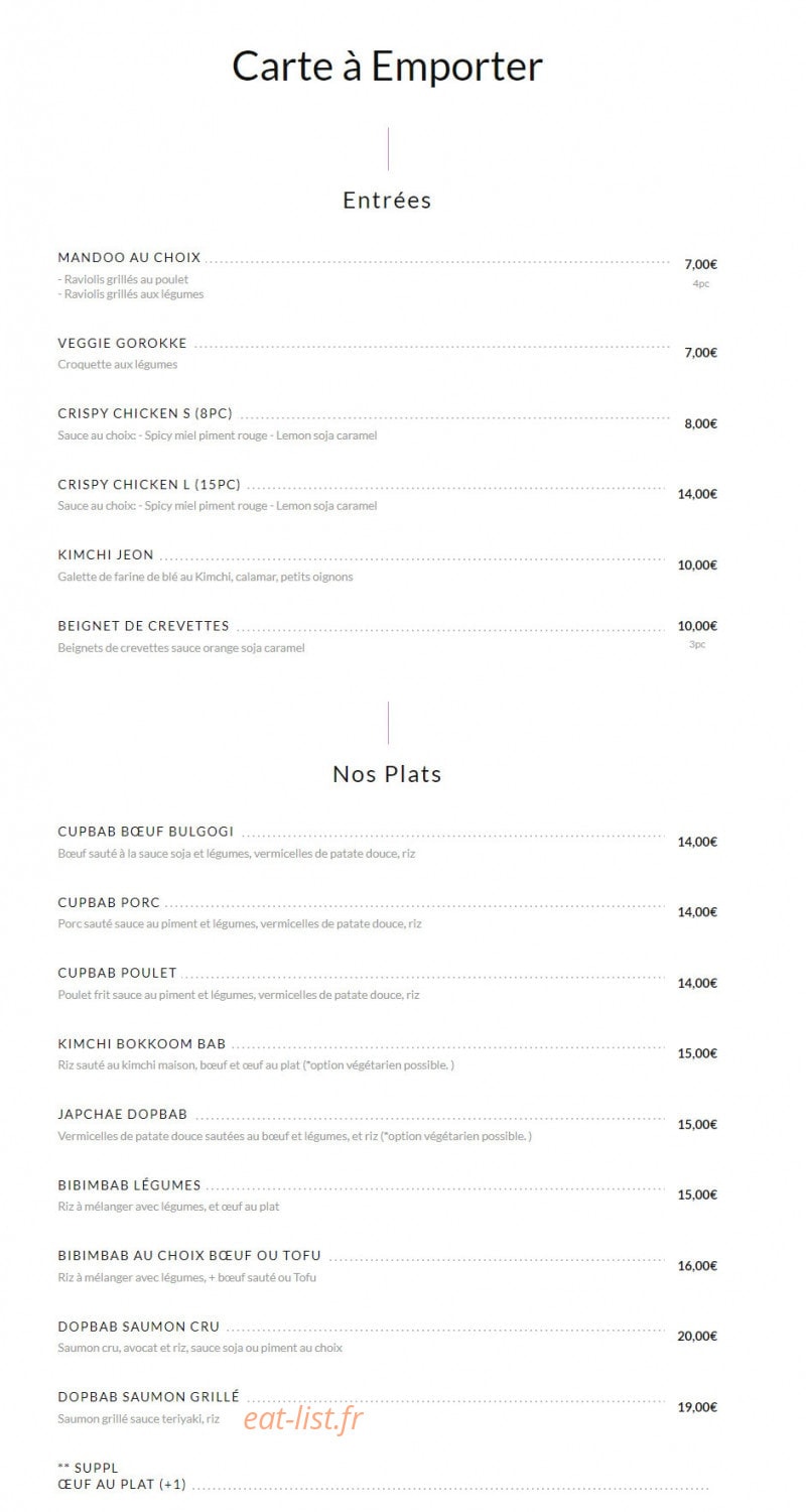 Mamalee — carte page 6