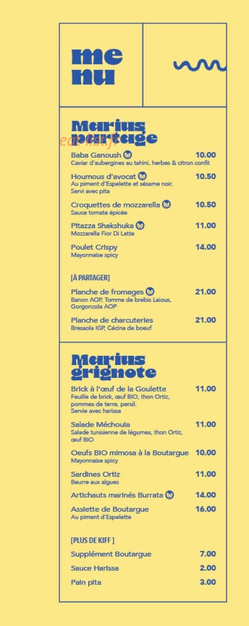 Marius — carte page 6