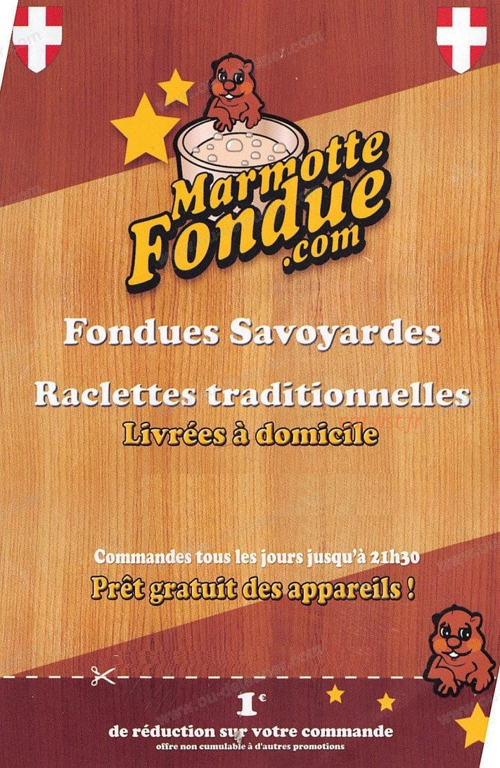 Marmotte Fondue — carte page 1