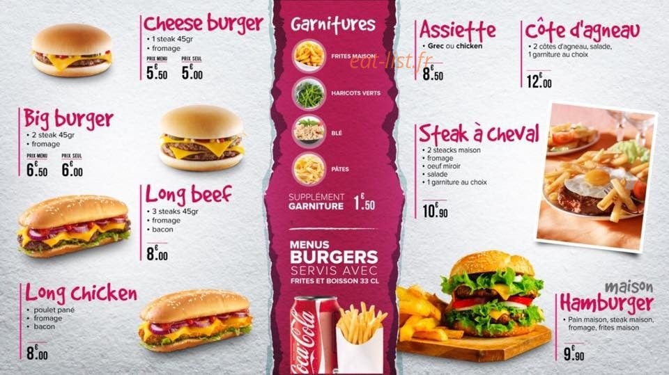 Mastro’s food — carte page 3