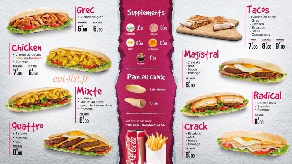 Mastro’s food — carte page 4