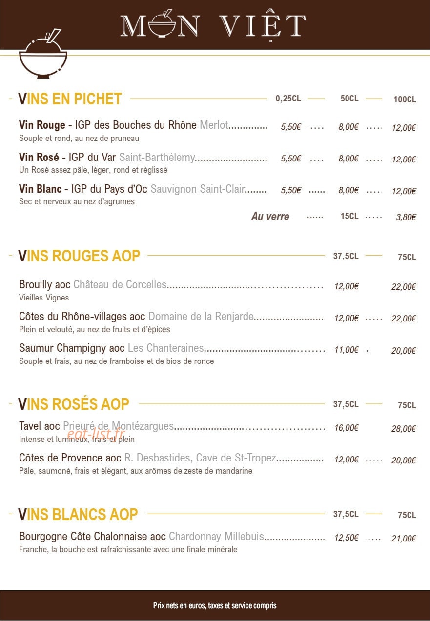 Món Việt — carte page 10