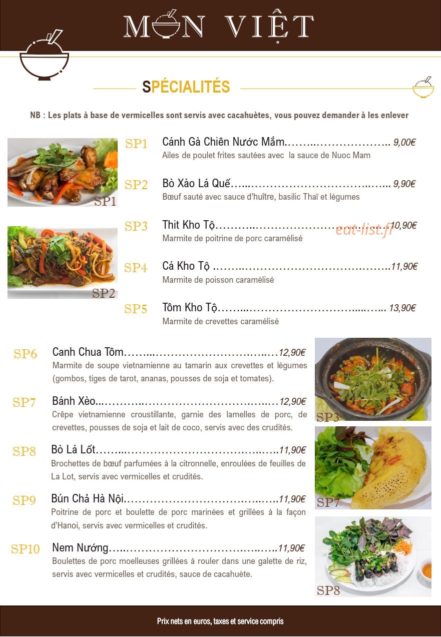 Món Việt — carte page 6