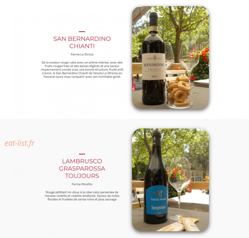 Morello Pizza — carte page 4