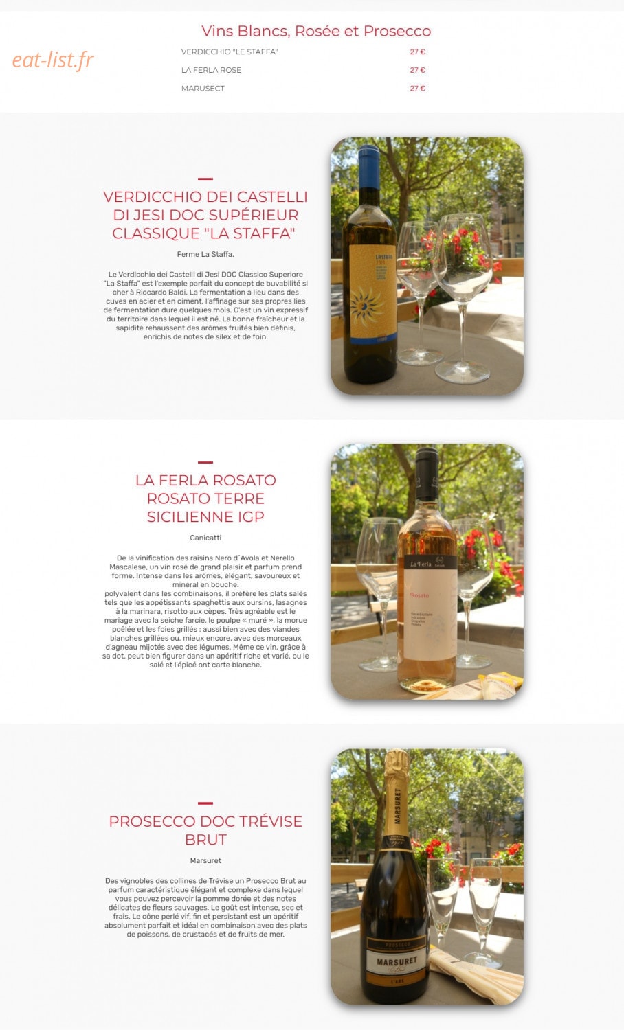 Morello Pizza — carte page 5