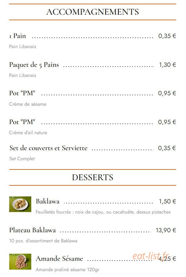 O'Bon Traiteur — carte page 5
