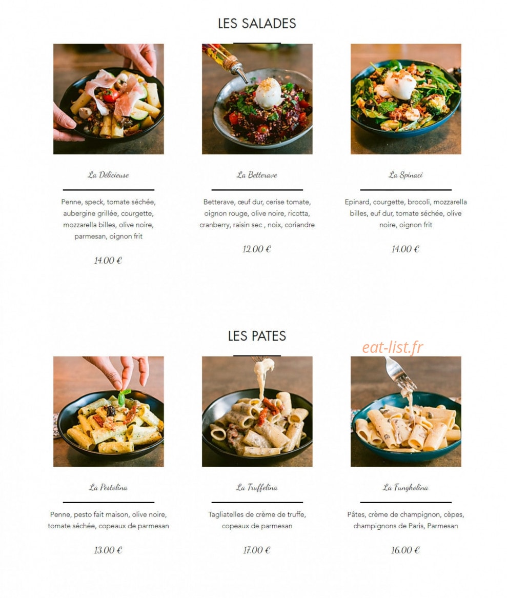 Olio e Farina — carte page 3