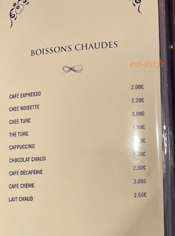 Palace Grill — carte page 5