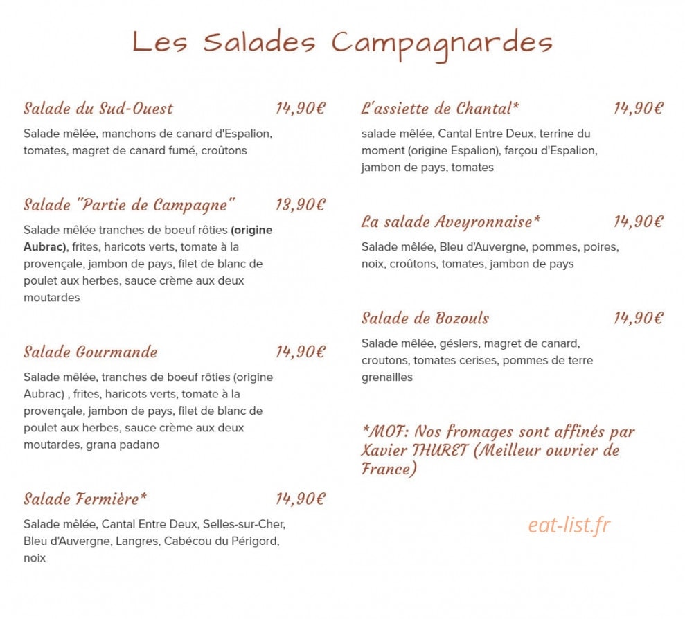 Partie de Campagne — carte page 1