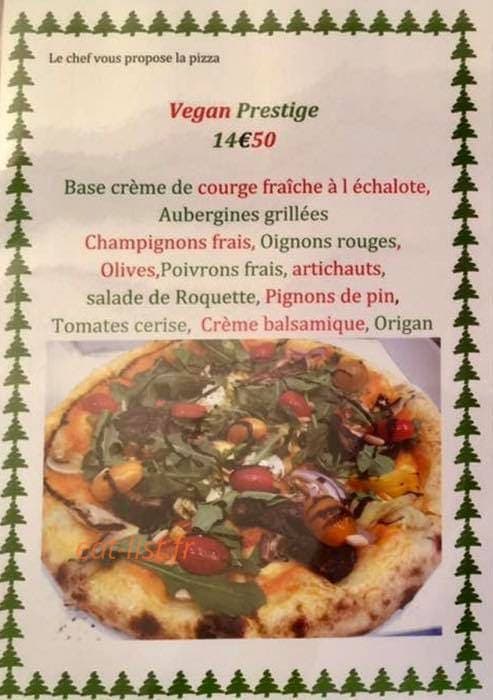 Pizza Julia — carte page 2