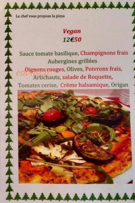 Pizza Julia — carte page 1