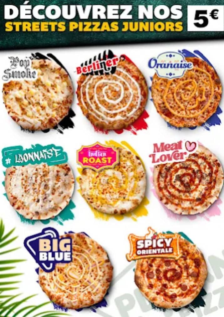 Platane Pizza — carte page 2