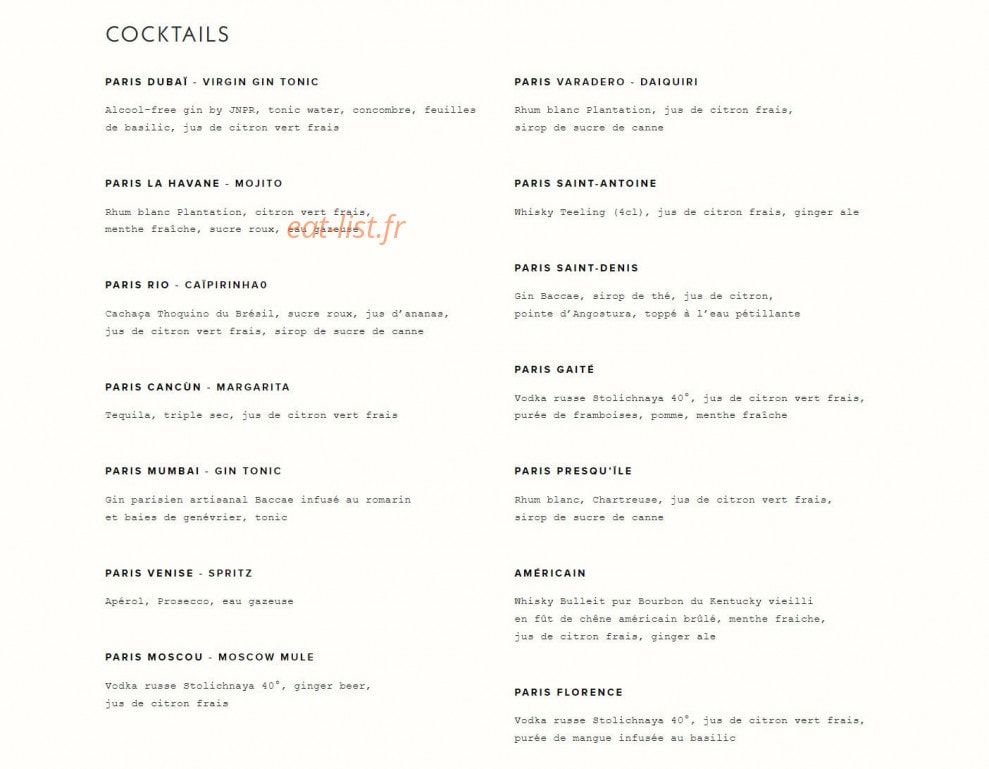Pny Burger — carte page 5