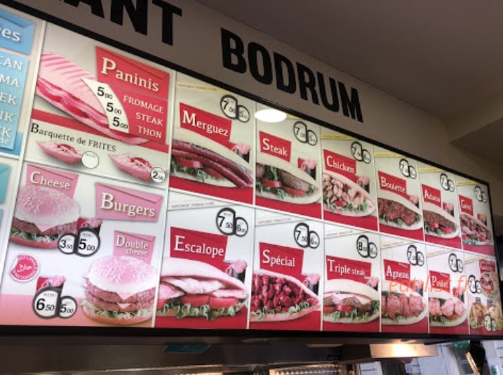 Restaurant Bodrum — carte page 1