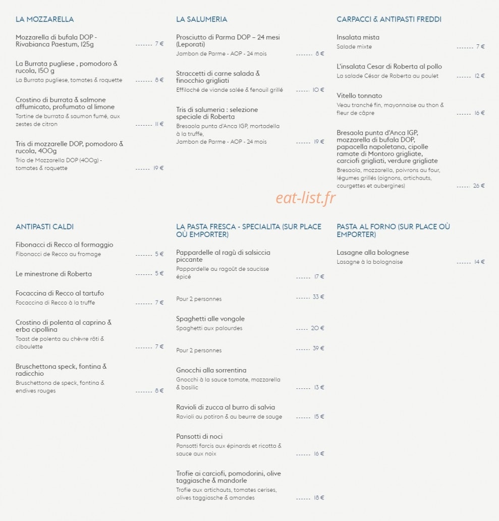 Roberta — carte page 1