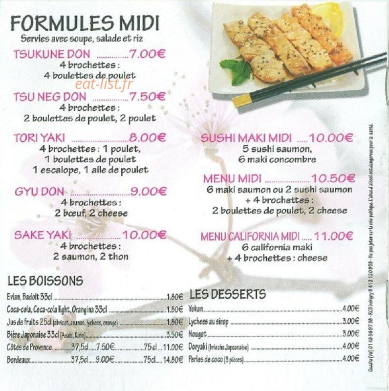 Sakura — carte page 8