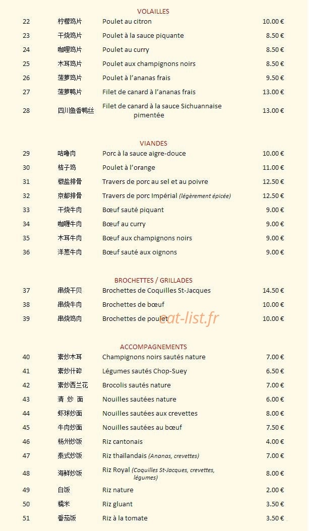 Saveurs de printemps — carte page 4