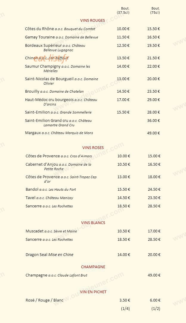 Saveurs de printemps — carte page 9