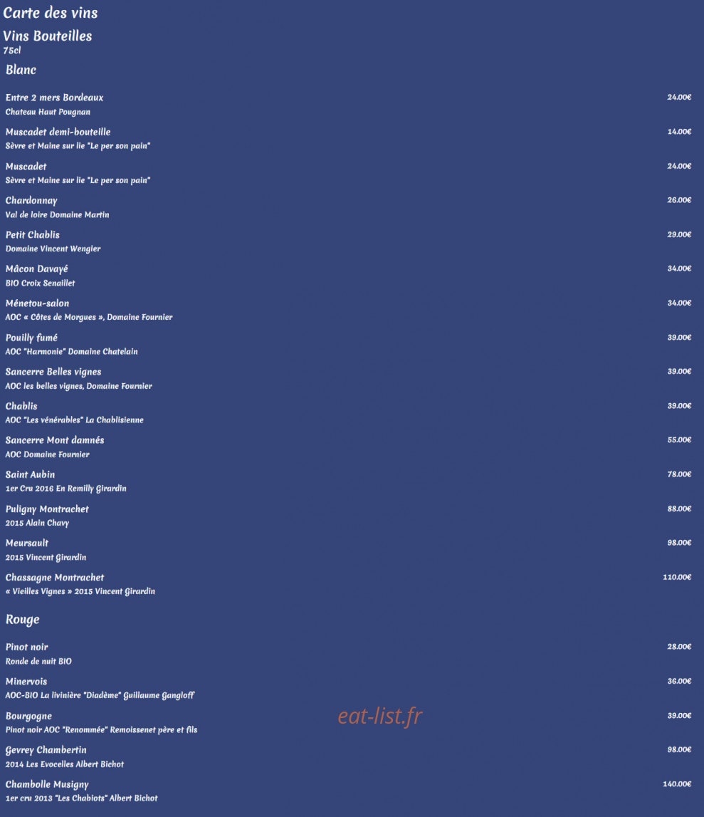 Sea Bar — carte page 5