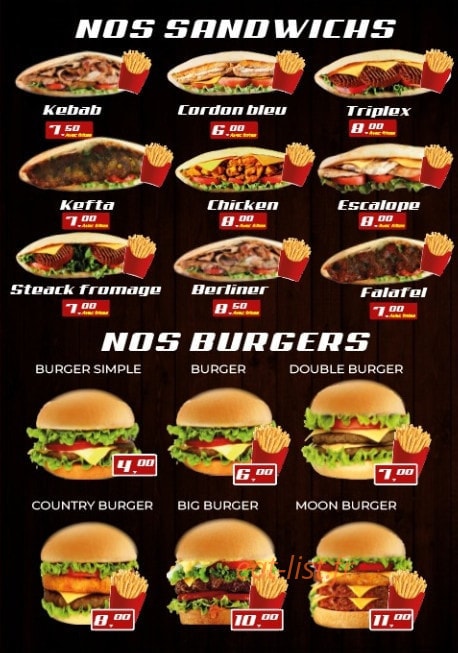 Sorbonne Eats — carte page 2