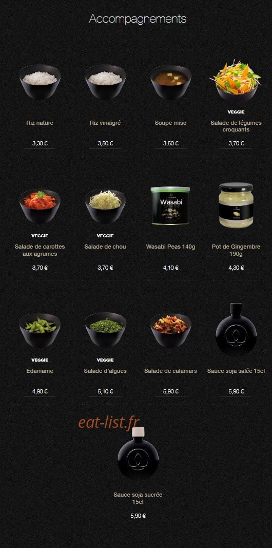 Sushi Shop — carte page 24