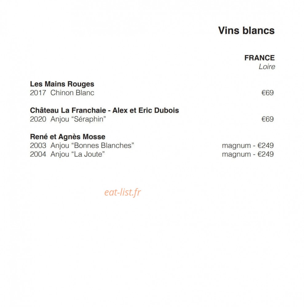 Table — carte page 7