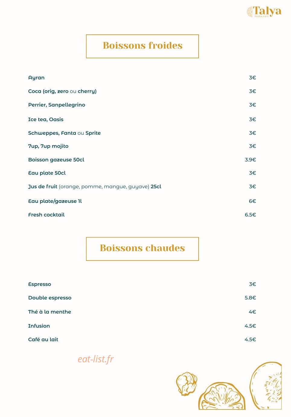 Talya — carte page 6