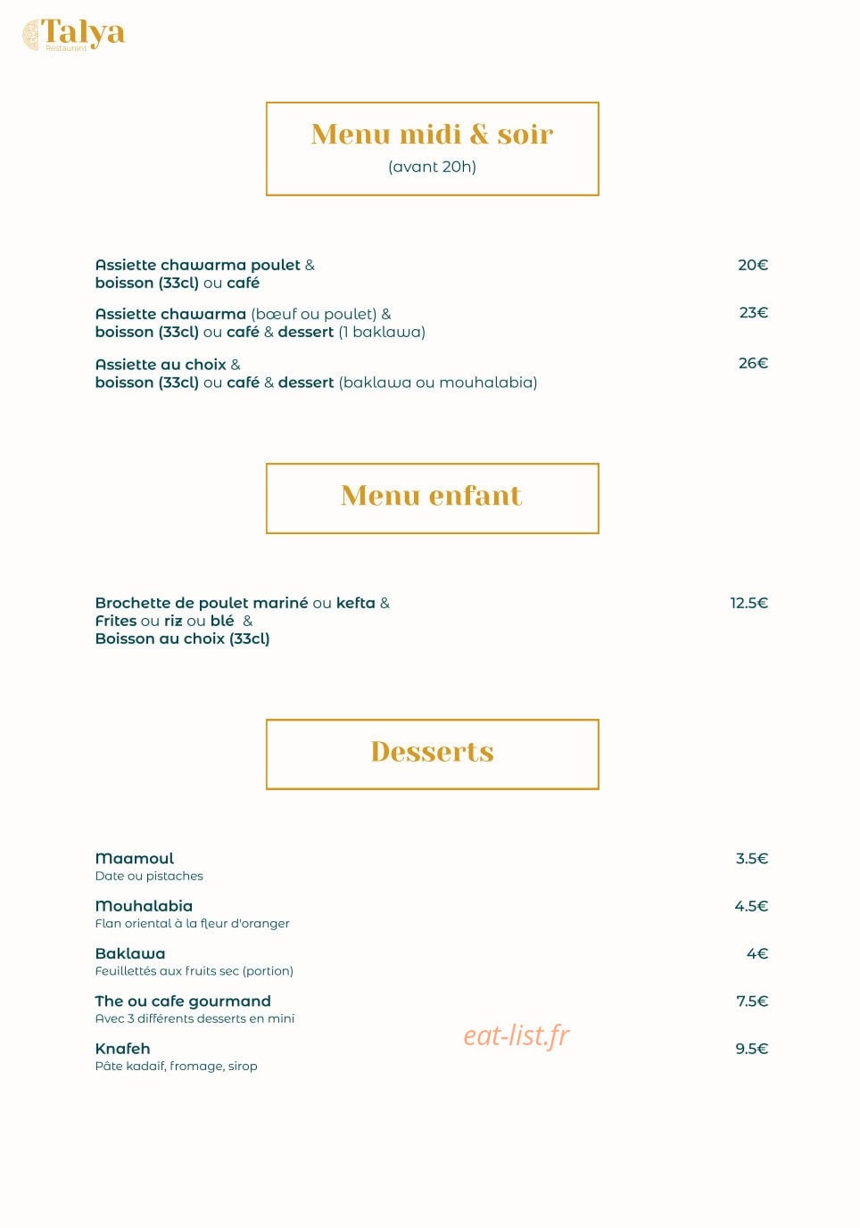 Talya — carte page 5