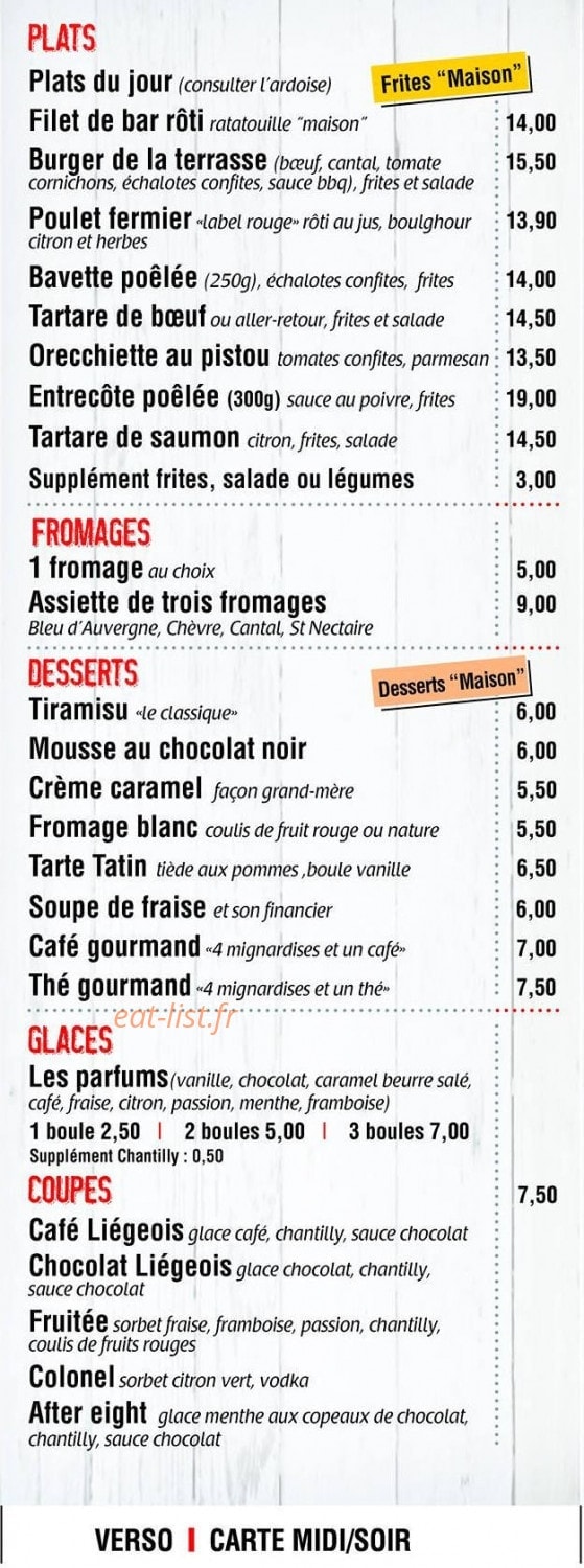 Terrasse des Metiers — carte page 3