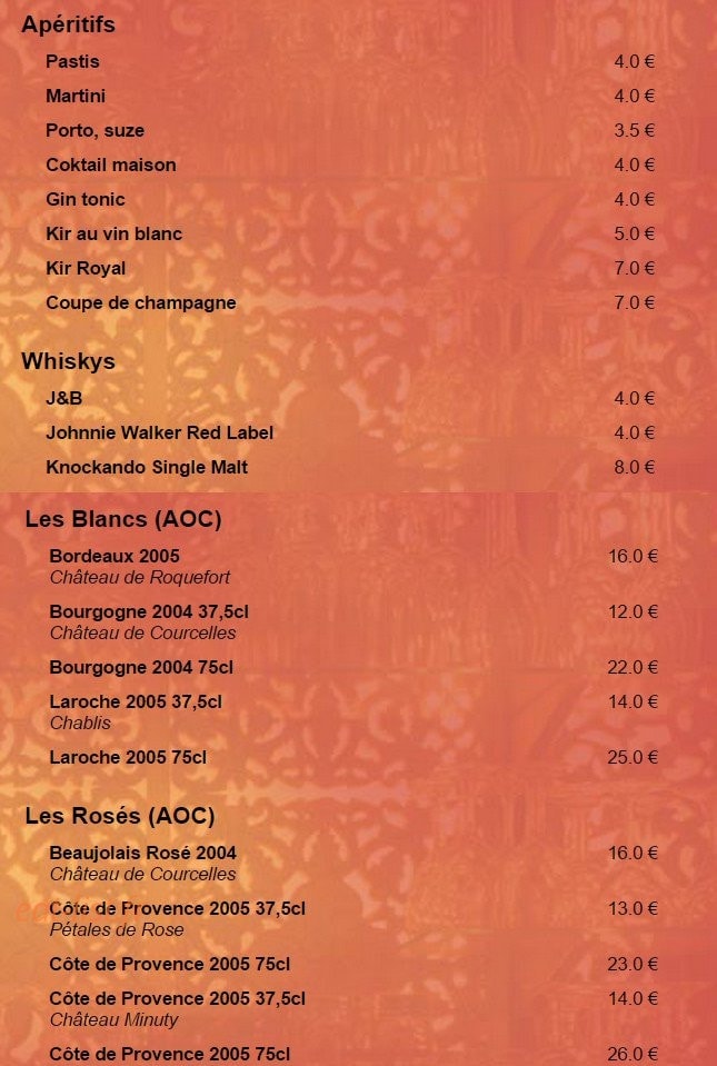 Thai Time — carte page 7
