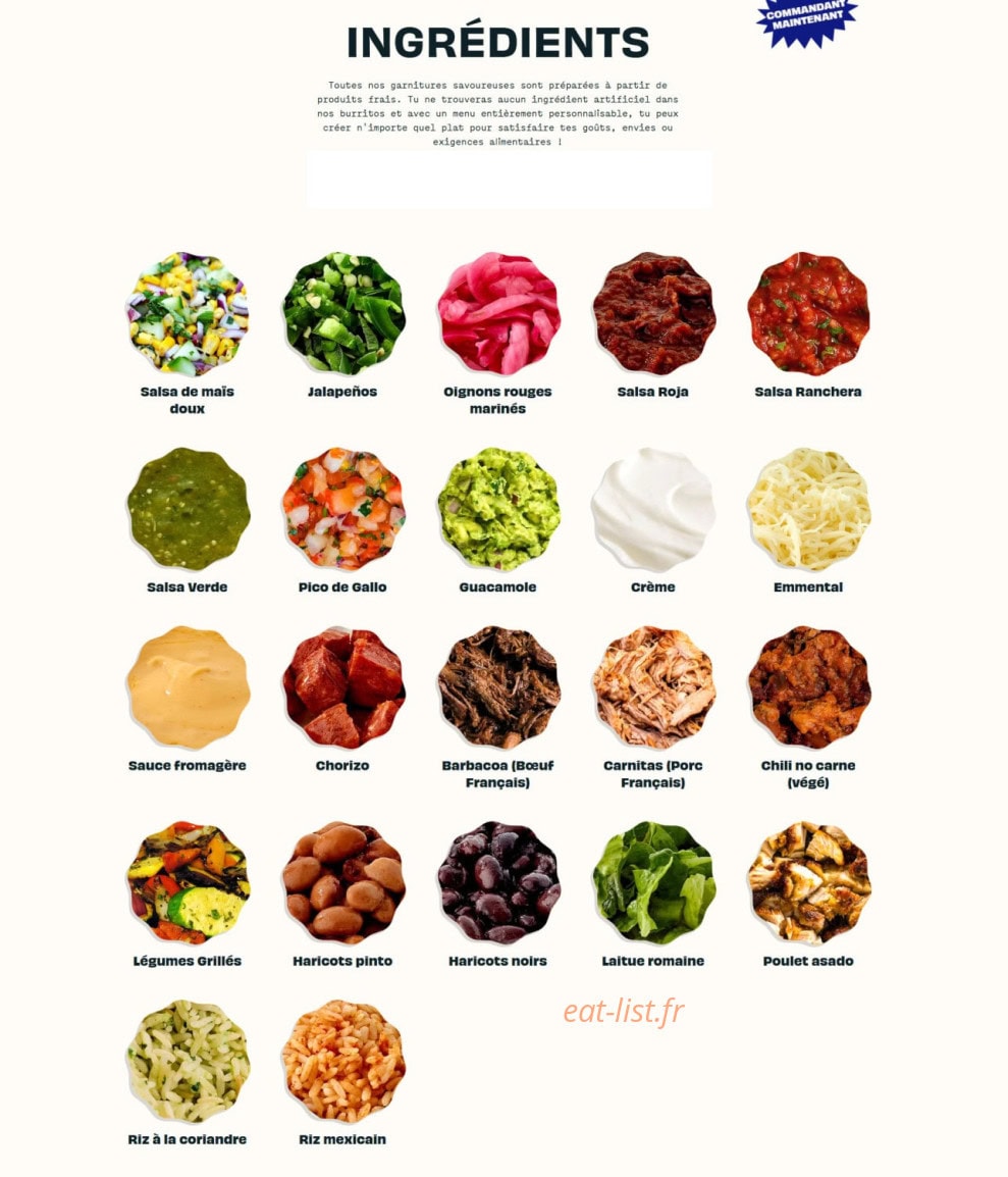 Tortilla — carte page 2