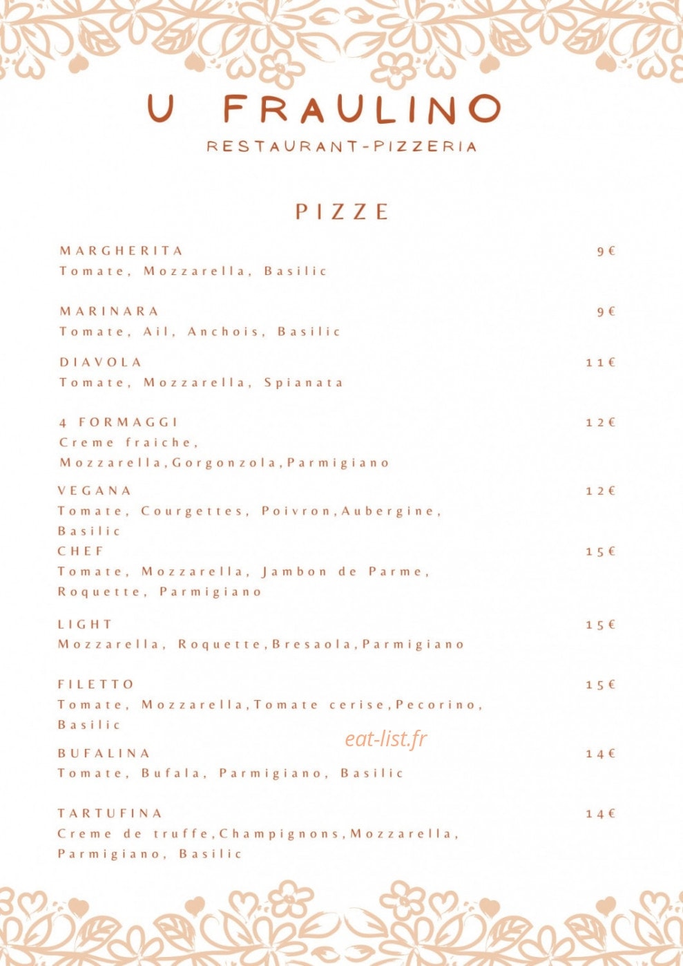 Ú Fraulino — carte page 1