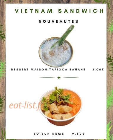 Vietnam Sandwich — carte page 3