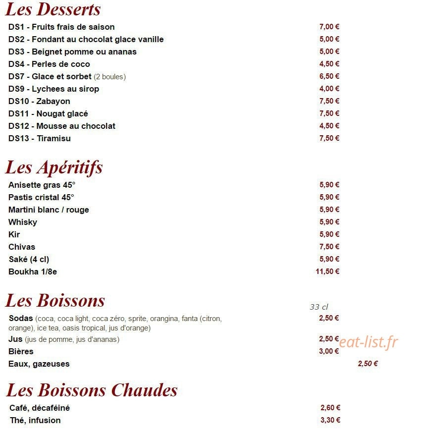 Wang' S — carte page 7