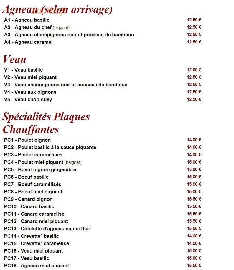 Wang' S — carte page 3