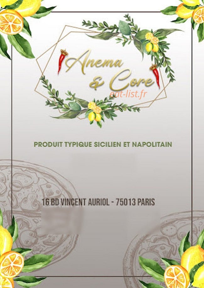 Anema e Core — carte page 1