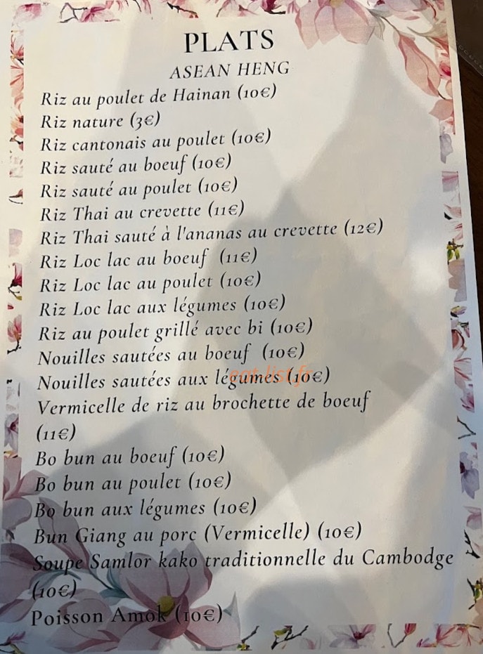 Asean Heng — carte page 2