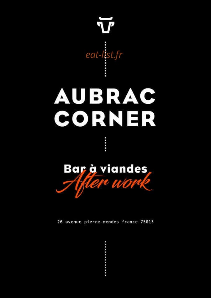 Aubrac Corner — carte page 1