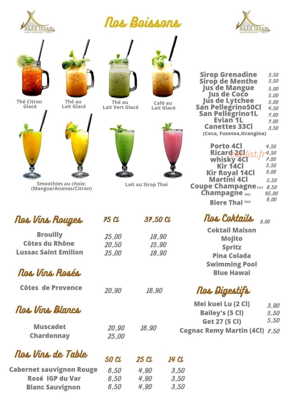 Baan issan — carte page 7