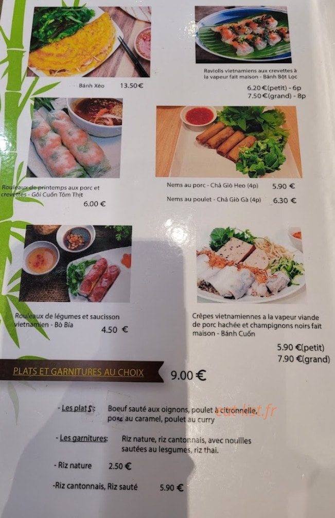 Bambou Vert — carte page 3