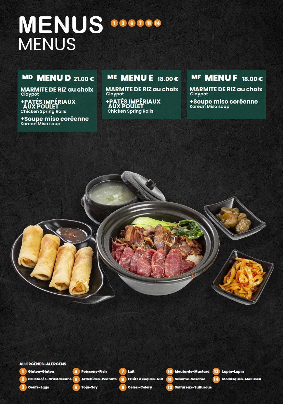 Bibim House — carte page 7