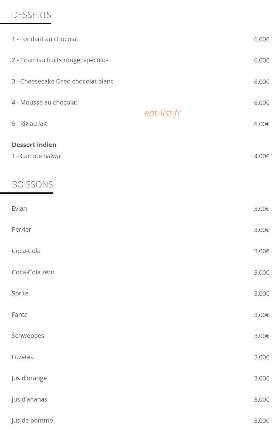 Burger point — carte page 7